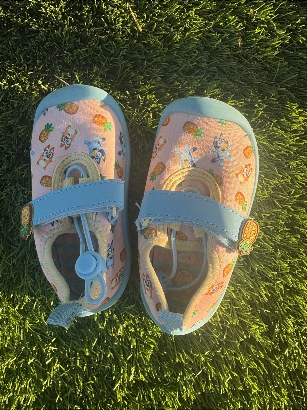 Bluey slippers and shoes size 5/6 toddler